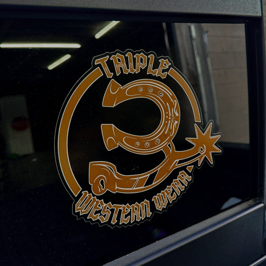 Triple 3 Classic Back Glass [Decal]